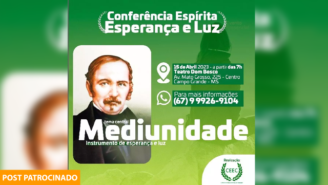 Conferência Espírita vai proporcionar dia de aprendizado, cultura e luz