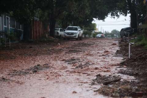 Chuva que alagou casas e ruas neste domingo foi de 62 milímetros 