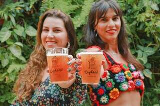 Vanessa e Fabiane Fortti, sócias-proprietárias da Lup: objetivo é ter um espaço onde as pessoas se sintam bem recebidas para apreciar uma boa cerveja. (Foto: Agência Tecla)