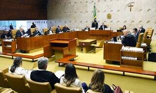 Orçamento secreto está sendo votado em sessão do STF. (Foto: Carlos Moura/SCO/STF)