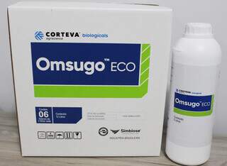 Amostra do produto; Omsugo ECO é comercializado pela multinacional Corteva Agriscience. (Foto: Divulgação)