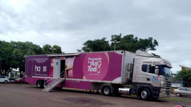 Carreta de preven&ccedil;&atilde;o ao c&acirc;ncer de mama estar&aacute; nas Moreninhas at&eacute; dia 30