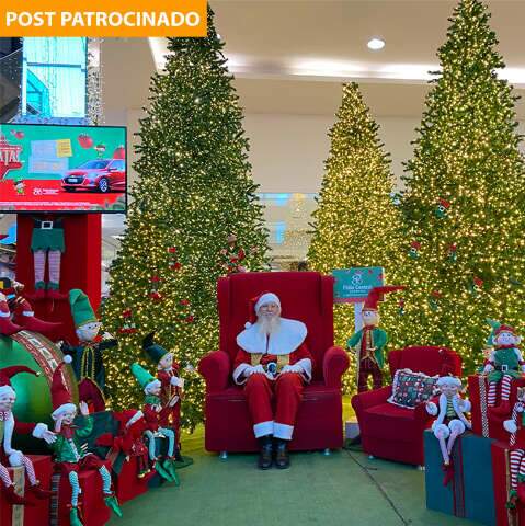 No Pátio Central, você garante o presente de natal e concorre a carro 0km