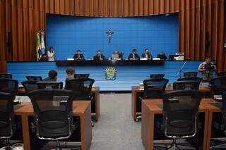 Imagem da sessão desta quarta-feira (21), na Assembleia Legislativa. (Foto: Luciana Nassar)