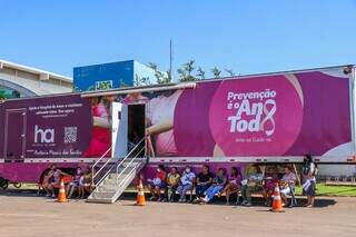Carreta oferece exames gratuitos de mamografia: &ldquo;aqui &eacute; muito tranquilo&rdquo;