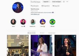 Fã clube na internet juntou o nome das duas senadoras e criaram o perfil fcsimoraya no Instagram. (Foto: Reprodução)