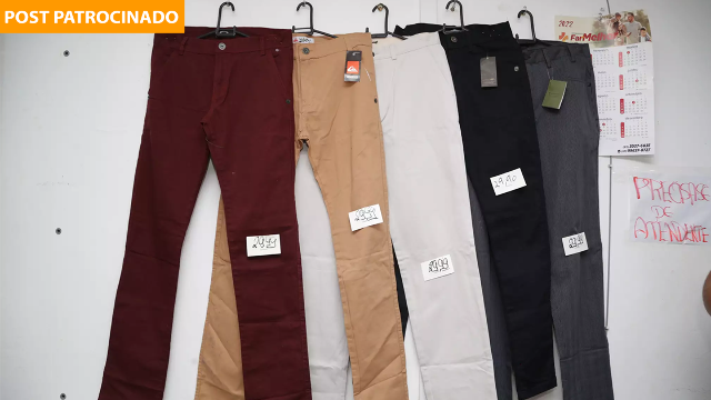 Natal no Lojão Dom Aquino tem calça jeans masculina por apenas R$ 29,99