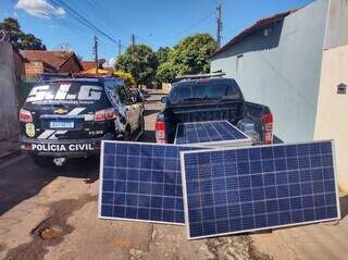 Bandidos roubam R$ 40 mil em equipamentos de energia solar