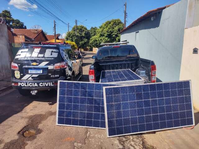 Bandidos roubam R$ 40 mil em equipamentos de energia solar