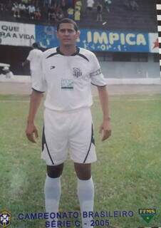 Daniel Secundino, no Estádio Morenão quando atuava pelo Operário F.C (Foto: Arquivo Pessoal)