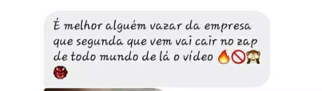  Mulher tem v&iacute;deo &iacute;ntimo vazado para colegas de trabalho e acusa ex