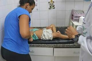 Bebês de 6 meses a 1 ano podem tomar vacina (Foto Paulo Francis/Campo Grande News)