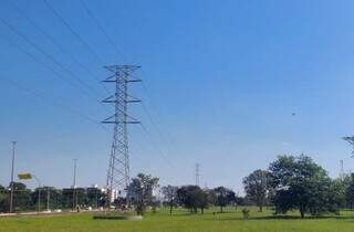 Torre de transmissão de energia em MS (Foto: Divulgação)
