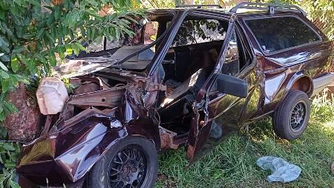 Motorista de 21 anos que bateu carro em árvore morre após 3 dias