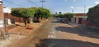 Caso aconteceu na Rua Acir Barbosa Sandoval, Centro, Cassilândia. (Foto: Google Street View)