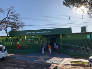 Escola Estadual Dona Consuelo Muller, na Vila Jacy (Foto: Liana Feitosa)