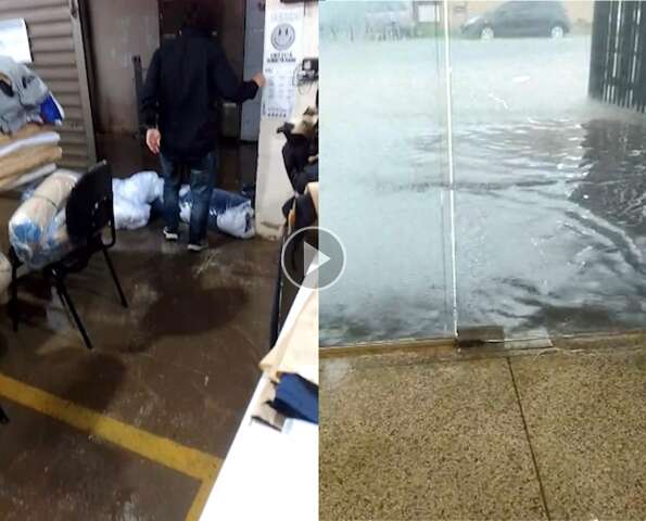 Chuva alaga recep&ccedil;&atilde;o de loja pela 3&ordf; vez na Vila Bandeirantes 