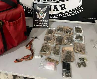 Traficante &eacute; preso com mochila de app para disque-entrega de droga