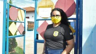 Agente patrimonial em escola municipal de Campo Grande. (Foto: Divulgação)