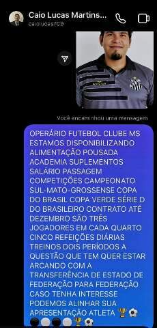 Golpista usa time de MS para tentar extorquir atletas