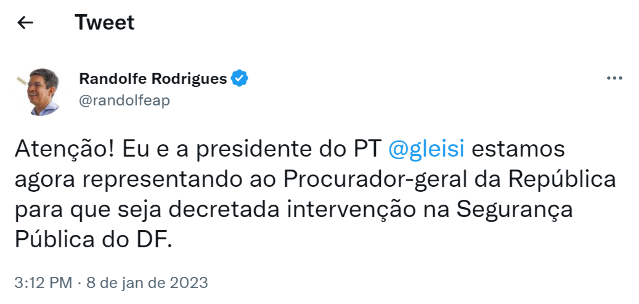 Interven&ccedil;&atilde;o e CPI&rsquo;s come&ccedil;am a ser impetradas no Judici&aacute;rio contra radicais