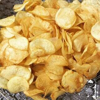 Batata chips é um dos pratos favoritos do público. (Foto: Arquivo pessoal)
