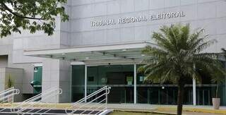 Fachada do Tribunal Regional Eleitoral de MS (Foto Assessoria)