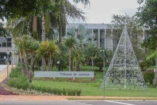 Fachada do Tribunal de Justiça, no Parque dos Poderes. (Foto: Marcos Maluf)