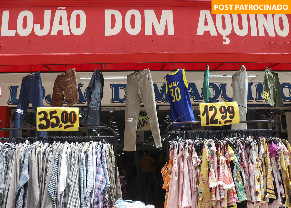 Loja imbatível tem roupas a partir de R$ 5,00 e oferta todos os dias