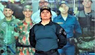 Neidy faz história em MS e na corporação, por ter sido a primeira mulher promovida a coronel. (Foto: Saul Schramm, Divulgação)