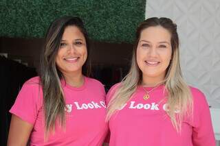 Aline e Amanda são proprietárias da My Look CG. (Foto: Marcos Maluf)