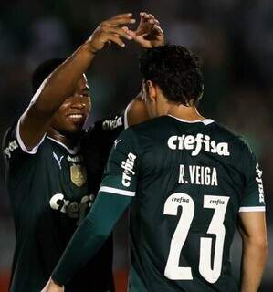 Raphael Veiga é destaque do time paulista. (Foto: Reprodução - @Palmeiras/Twitter)