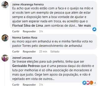 Mesmo sem poder de escolha, moradores de Anhandu&iacute; t&ecirc;m torcida para subprefeitos