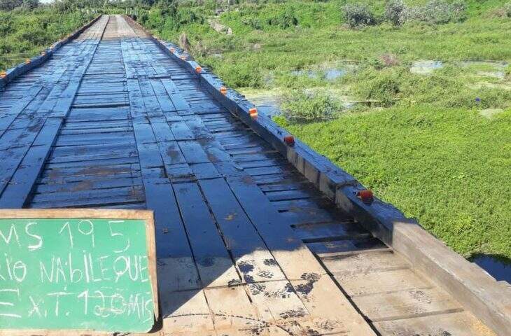 Obras na ponte do Rio Nebileque são concluídas e travessia é liberada