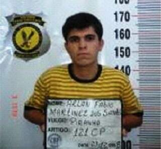 Arlan Fabio Martinez dos Santos, condenado ontem a 10 anos e 4 meses por homicídio (Foto: Arquivo)