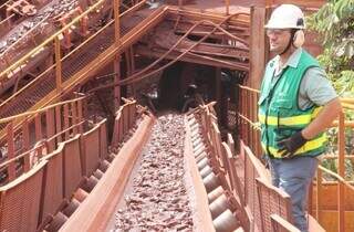 Área de mineração em Mato Grosso do Sul. (Foto: Divulgação)