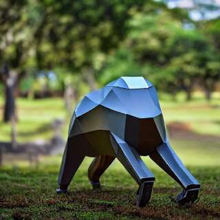 Amigos querem colocar capivaras 3D em parque para monitorar animais