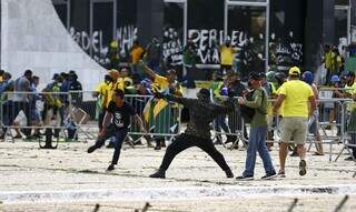 Invasão e depredação ocorrida no dia 8 de janeiro, em Brasília. (Foto: Marcelo Camargo/Agência Brasil)