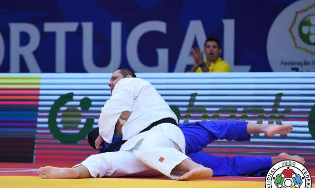 Baby vence duelo brasileiro e leva bronze no Grand Prix de Jud&ocirc; em Almada