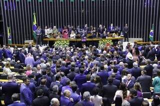 Deputados foram empossados em Brasília (Foto Câmara dos Deputados)