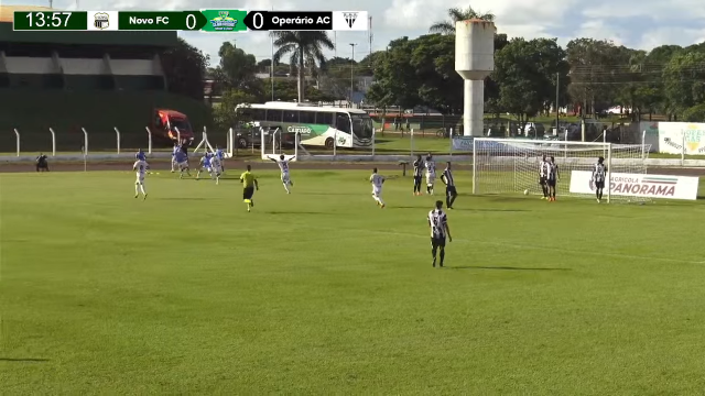 Novo vence Oper&aacute;rio Caarapoense por 1 a 0 no primeiro jogo em Sidrol&acirc;ndia