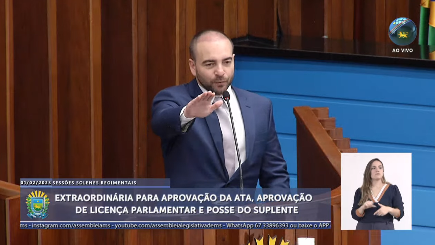 João Mattogrosso é empossado deputado estadual em sessão extraordinária 