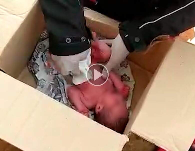 Recém-nascido é encontrado em caixa de papelão no Aero Rancho