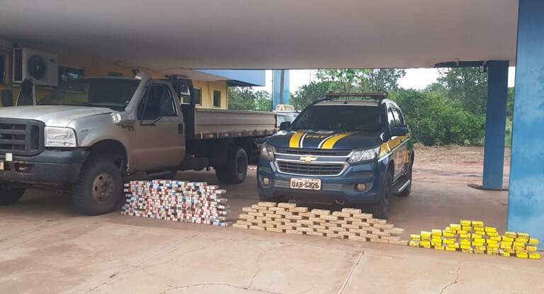 Carga milionária de cocaína é descoberta em fundo falso de caminhão na BR-262