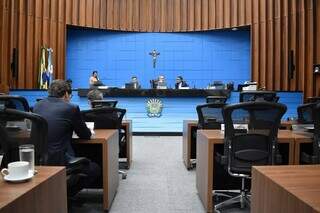 Sessão ordinária na Assembleia Legislativa de Mato Grosso do Sul (Foto: Luciana Nassar)