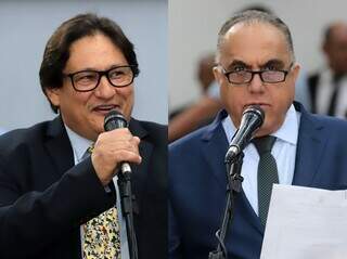 Vereadores Marcos Tabosa (PDT) e Jamal Salem (MDB). (Fotos: Divulgação/CMCG)