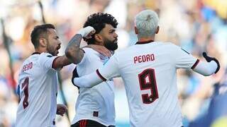 Gabigol marcou 2 dos 4 gols na vitória contra o time egípcio. (Foto: Christopher Lee - FIFA/FIFA via Getty Images)