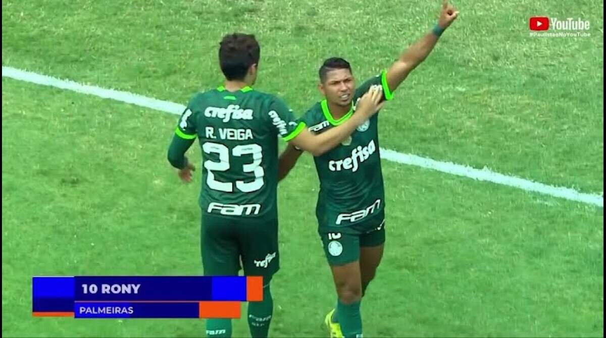 Palmeiras goleia Água Santa e é campeão paulista pela 25ª vez