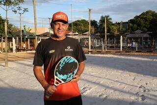 Proprietário da Arena Naldo Beach Tennis, Rosinaldo da Rocha Ferreira (Foto: Kísie Ainoã)