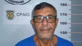 José Cláudio Arantes quando estava preso; ele está foragido desde 2021. (Foto: Divulgação)